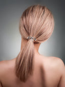 Arabella Hair Cuff in Silver