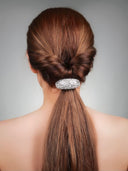 Elira Hair Cuff in Silver
