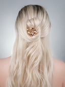 Midi Lily Claw Clip in Gold