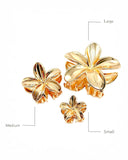 Grande Lily Claw Clip in Gold