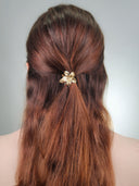 Mini Lily Claw Clip in Gold