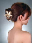 Grande Lily Claw Clip in Gold