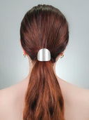 Isabella Ponytail Cuff in Silver