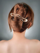 Luna Hair Clip in Gold