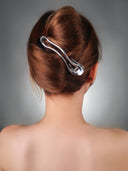 Luna Hair Clip in Silver