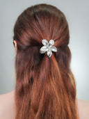 Midi Lily Claw Clip in Silver